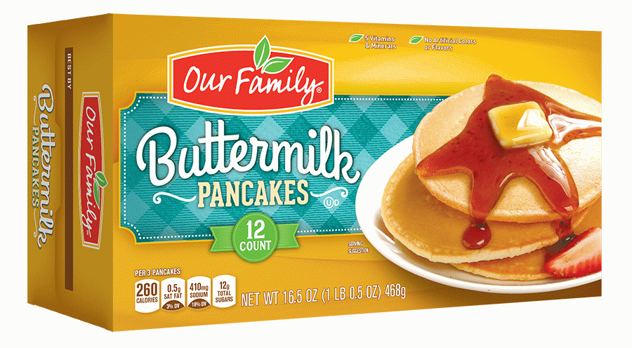 Our Family  pancakes, buttermilk, 12-count Full-Size Picture